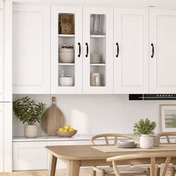 High Gloss White Wall-Mounted Kitchen Cabinet