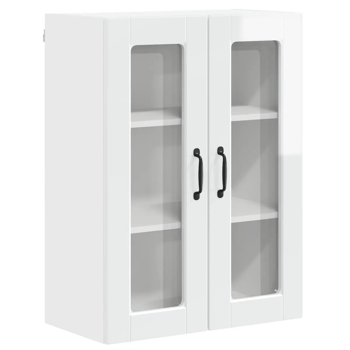 High Gloss White Wall-Mounted Kitchen Cabinet