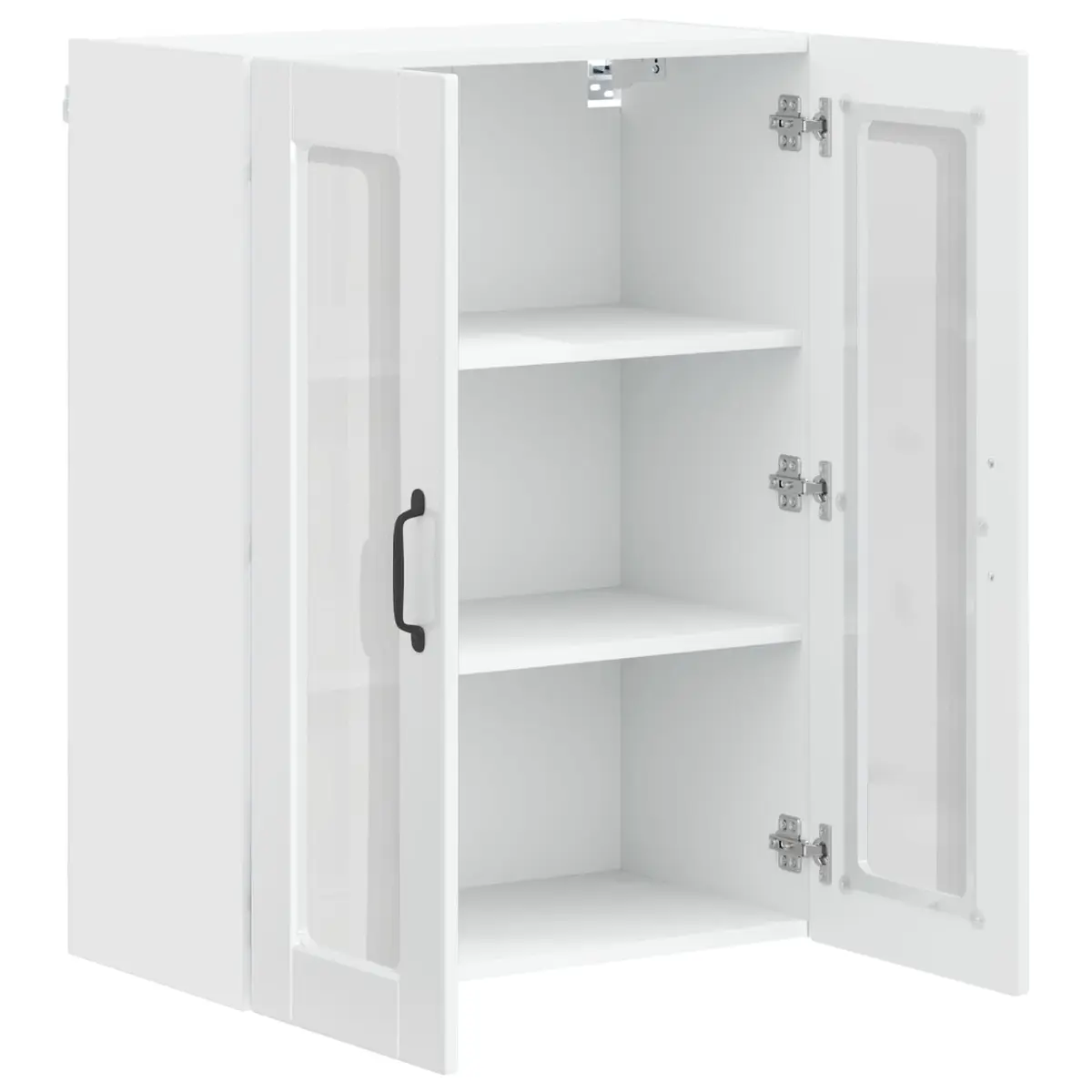 High Gloss White Wall-Mounted Kitchen Cabinet