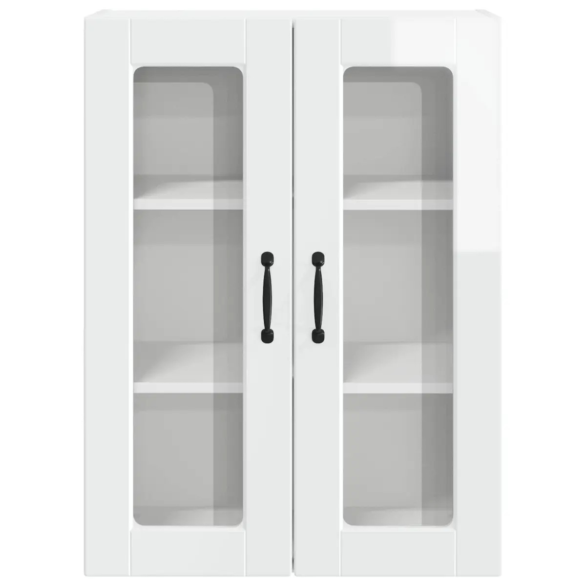 High Gloss White Wall-Mounted Kitchen Cabinet