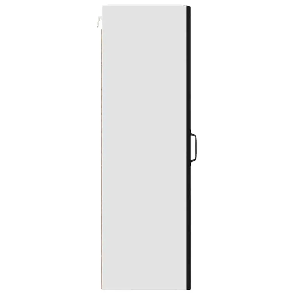 Wall Cabinet Black 40x31x100cm Engineered Wood Kitchen Storage