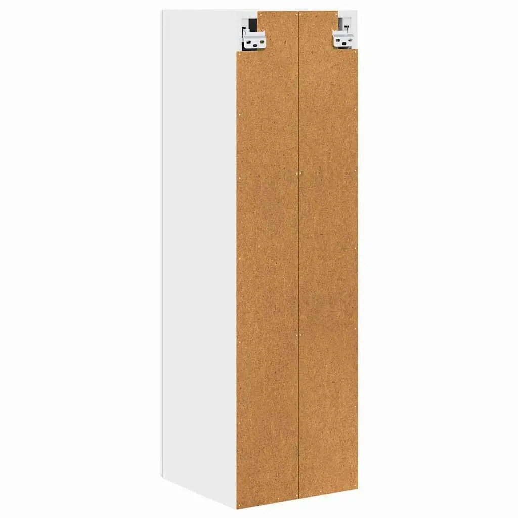 White Wall Cabinet Kitchen Storage Unit 30x31x100cm