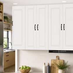 High Gloss White Wall-Mounted Kitchen Cabinet