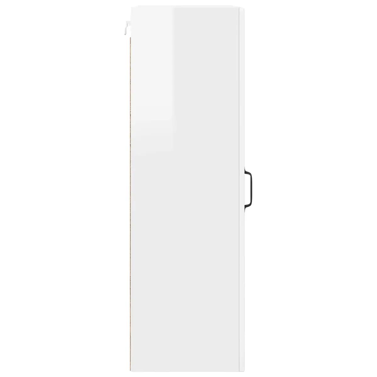 High Gloss White Wall-Mounted Kitchen Cabinet