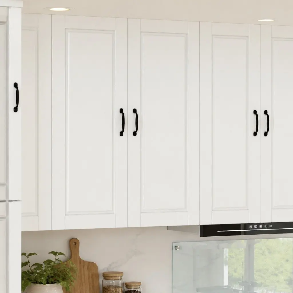 Wall Cabinet White Modern 40 x 31 x 100 cm Engineered Wood