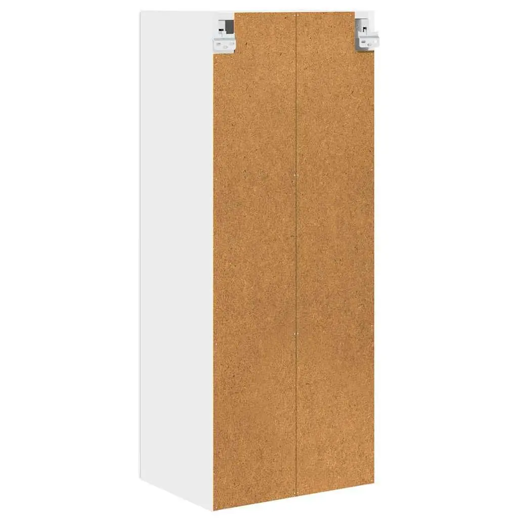 Wall Cabinet White Modern 40 x 31 x 100 cm Engineered Wood