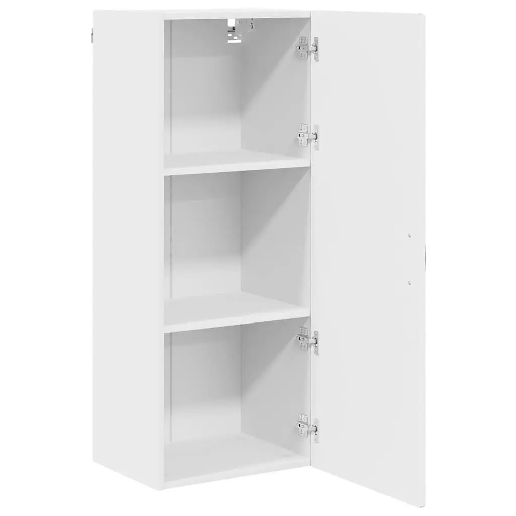 Wall Cabinet High Gloss White Modern 40 x 31 x 100 cm Engineered Wood