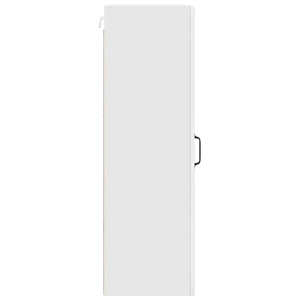 Wall Cabinet High Gloss White Modern 40 x 31 x 100 cm Engineered Wood
