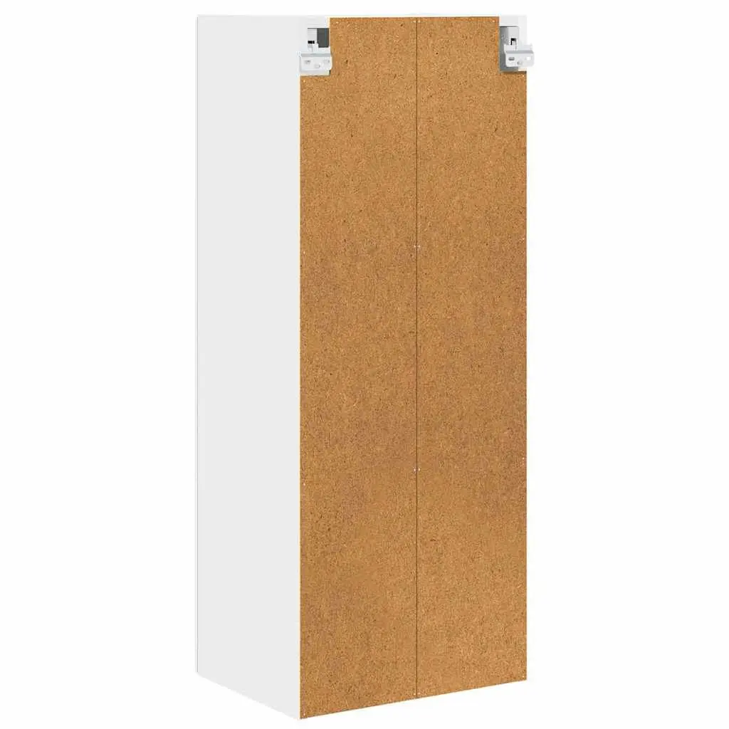 Wall Cabinet High Gloss White Modern 40 x 31 x 100 cm Engineered Wood