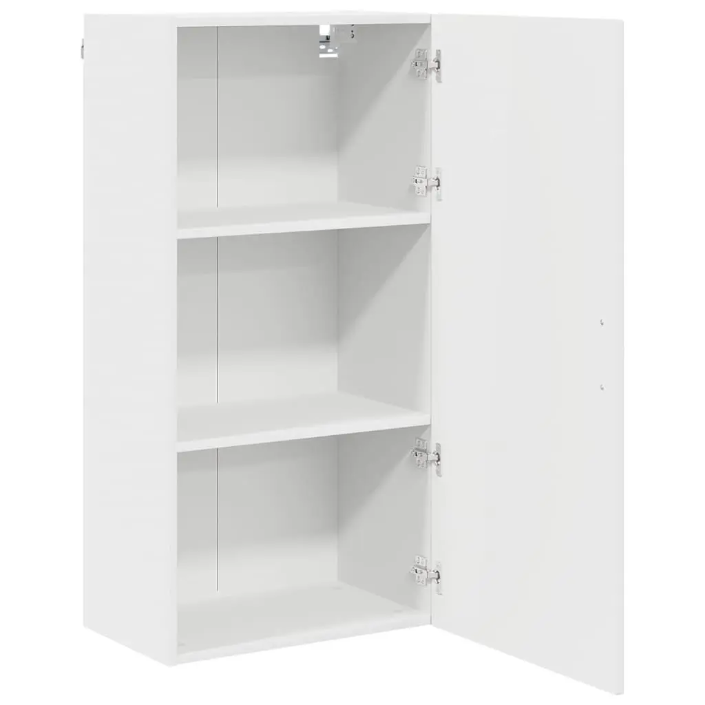 White Wall-Mounted Kitchen Storage Cabinet 50x31x100cm