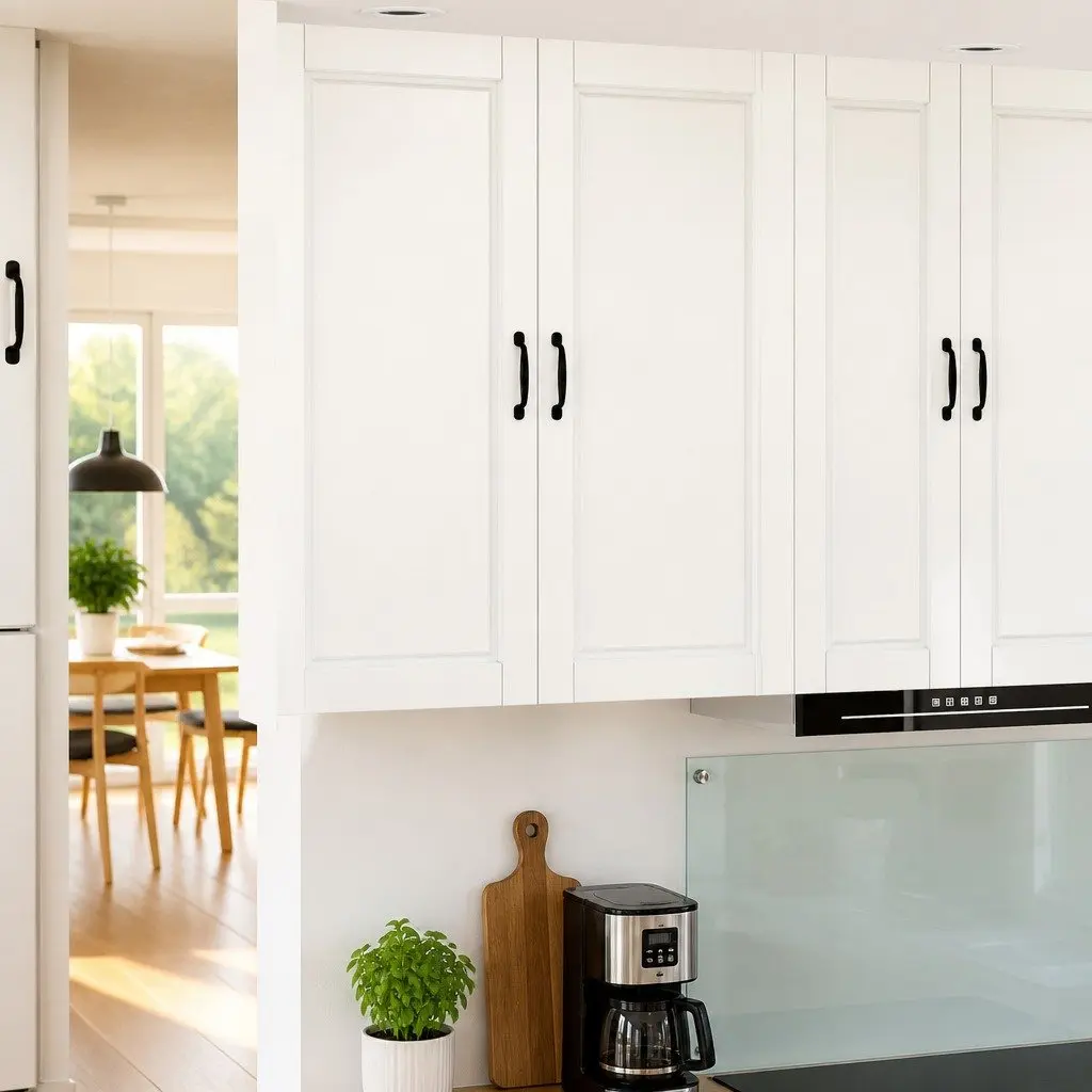 High Gloss White Wall Cabinet for Kitchen Storage