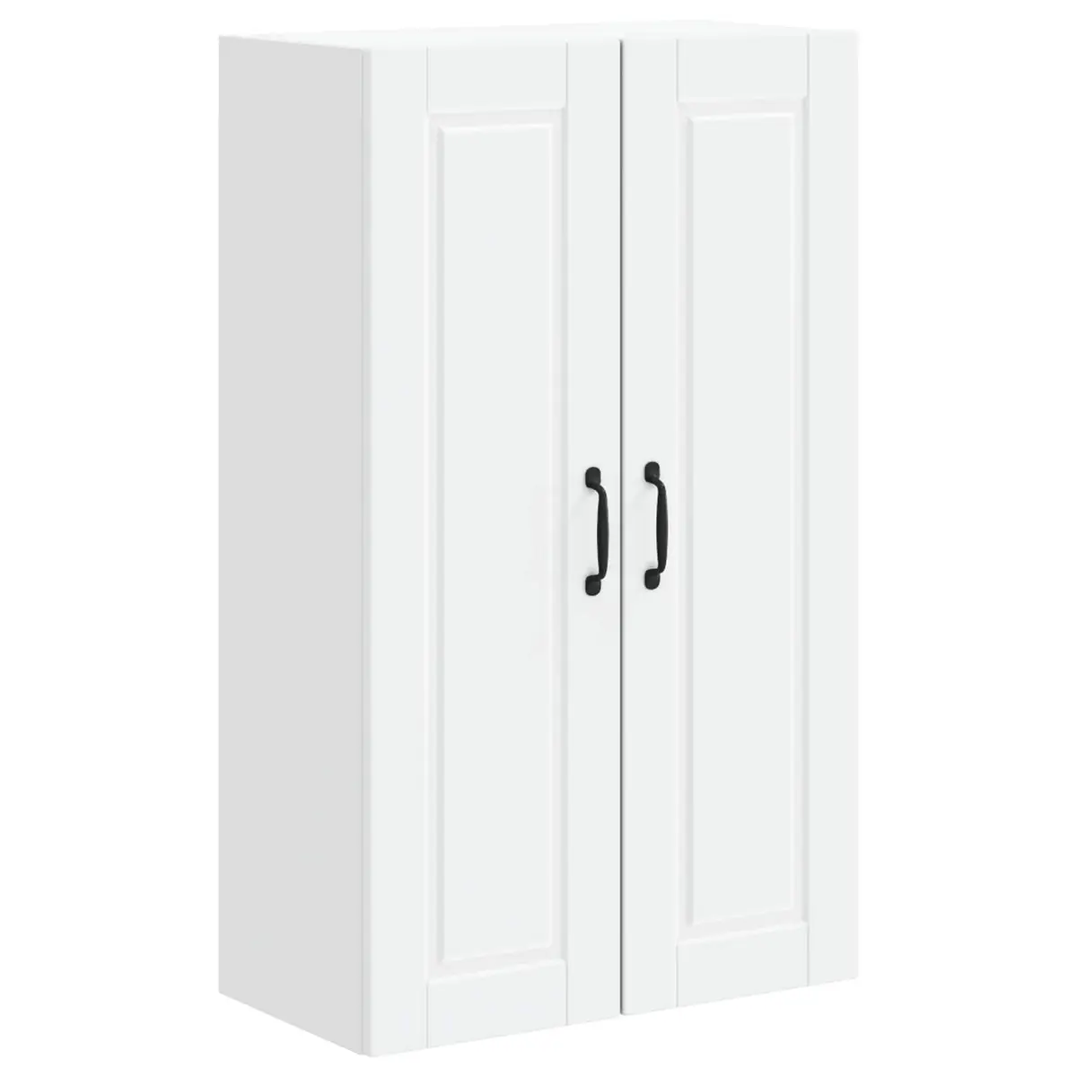 White Engineered Wood Wall Cabinet for Kitchen Storage