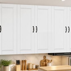 High Gloss White Wall-Mounted Kitchen Cabinet