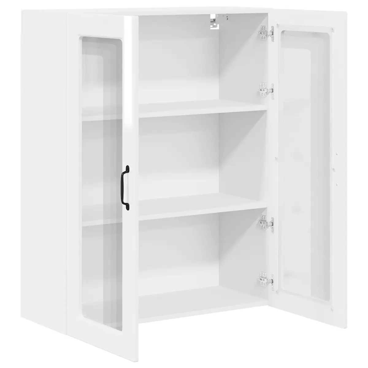 High Gloss White Wall Mounted Kitchen Cabinet