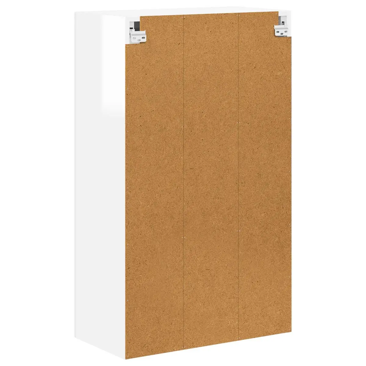 Wall Cabinet High Gloss White Wall-Mounted Kitchen Storage Compartment Engineered Wood 60 x 31 x 100 cm