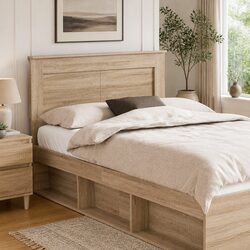 Sonoma Oak Brown Headboard 135cm for Modern Bedrooms