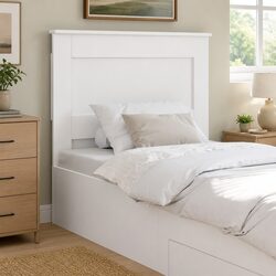 Elegant White 90cm Headboard for Cozy Bedrooms
