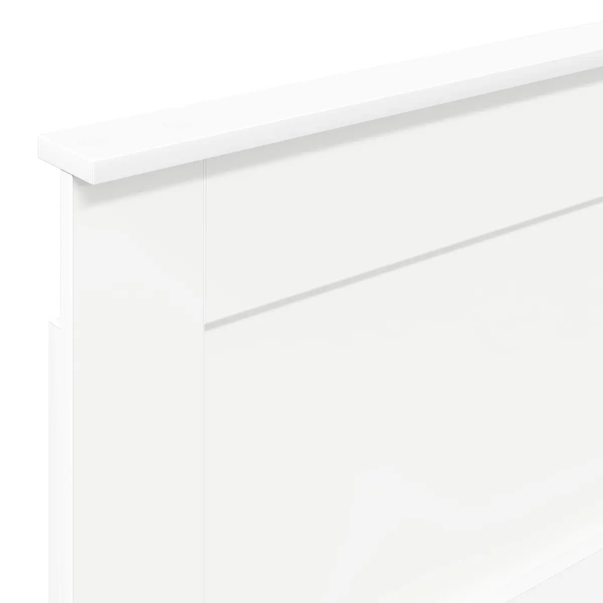 Headboard Modern White 90cm Engineered Wood Wall Mount