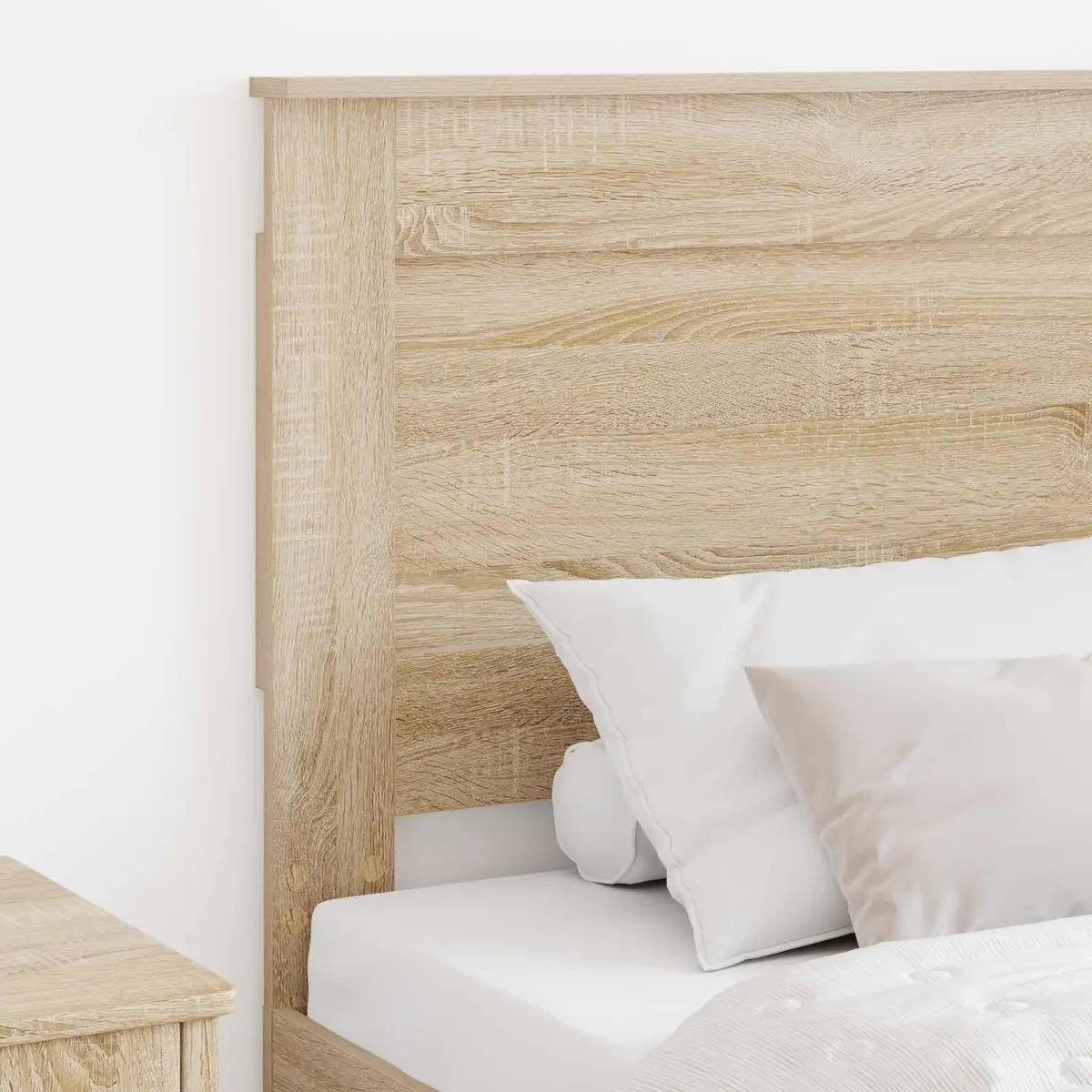 Headboard Modern Sonoma Oak 90cm Engineered Wood Brown