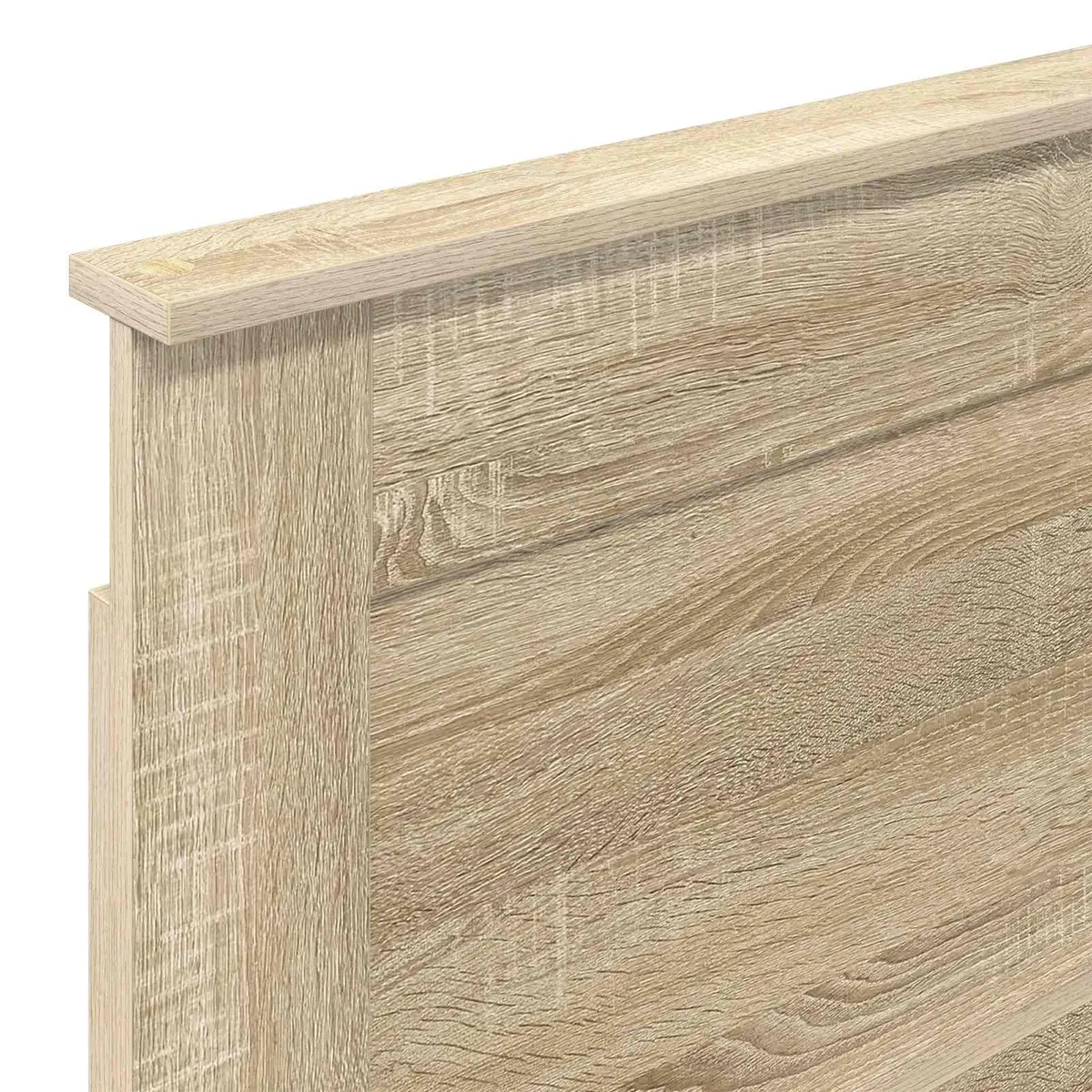 Headboard Modern Sonoma Oak 90cm Engineered Wood Brown
