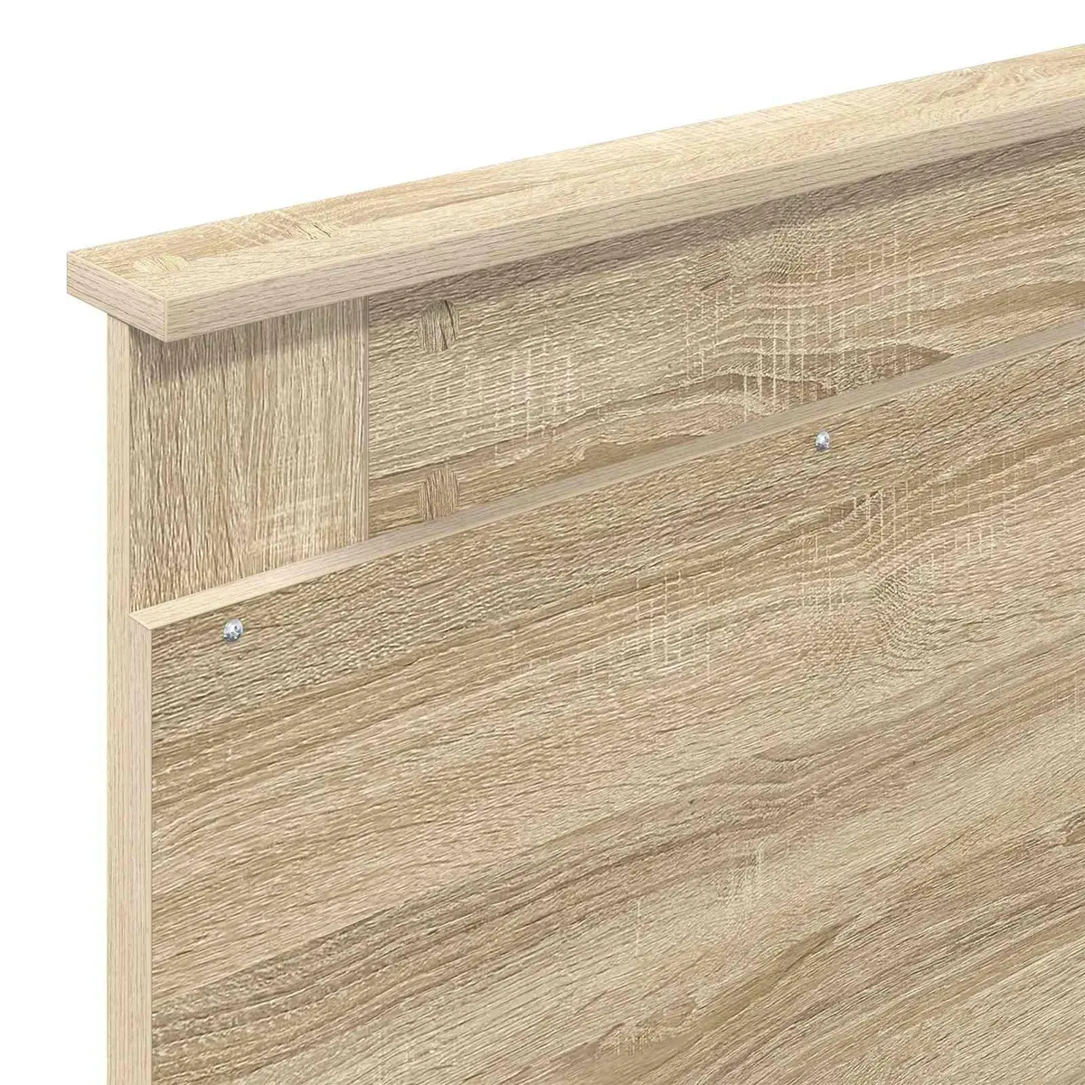 Headboard Modern Sonoma Oak 90cm Engineered Wood Brown