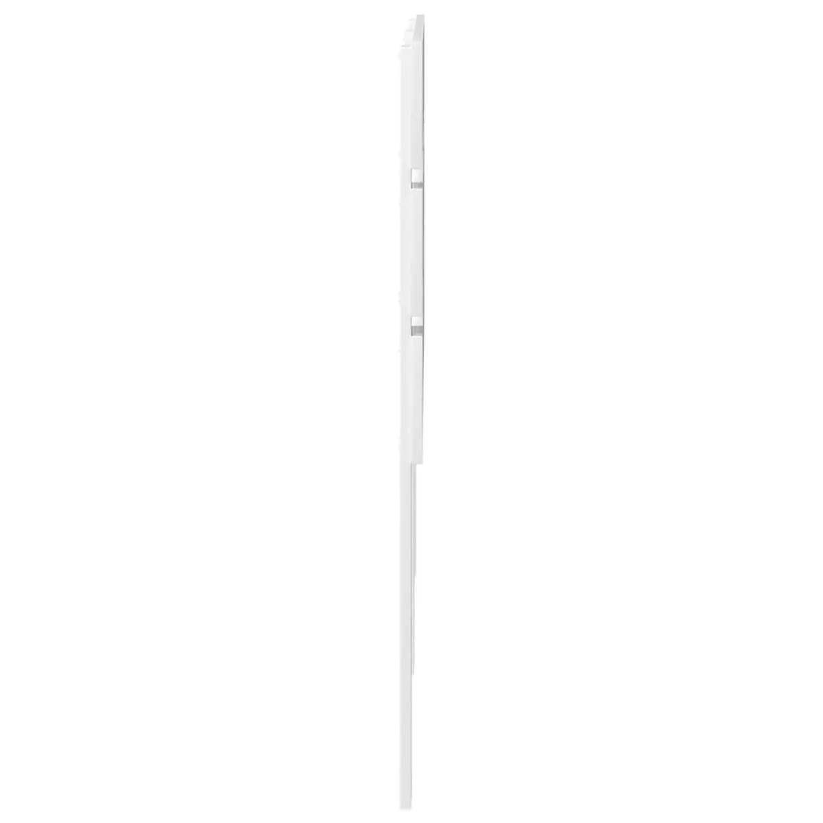 Rectangular Headboard Modern White Engineered Wood Minimalist Furniture for Bedroom