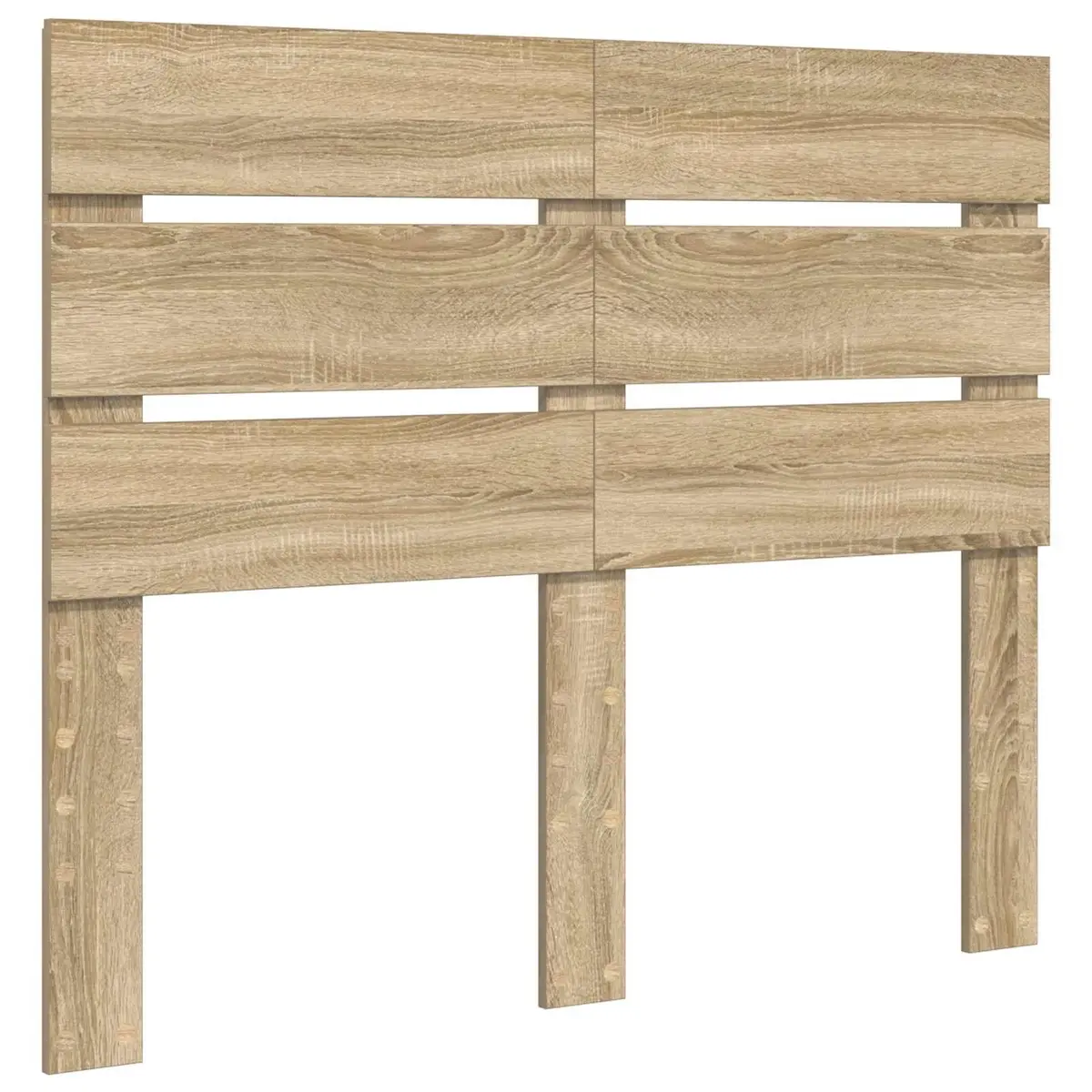 Brown Engineered Wood Headboard for Bedrooms