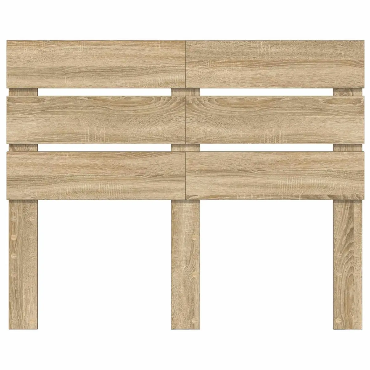 Brown Engineered Wood Headboard for Bedrooms