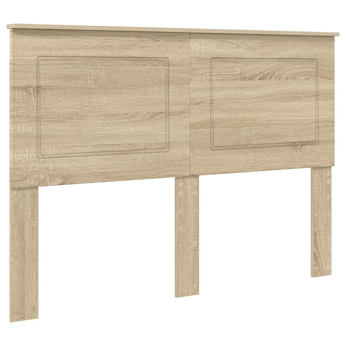 Headboard Wall-Mounted 100 cm Engineered Wood Brown