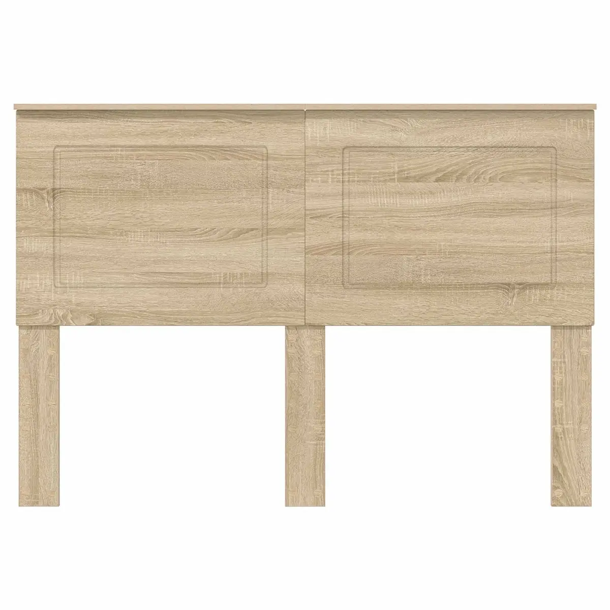 Headboard Wall-Mounted 100 cm Engineered Wood Brown