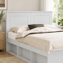 Adjustable Height White Headboard for Modern Bedrooms