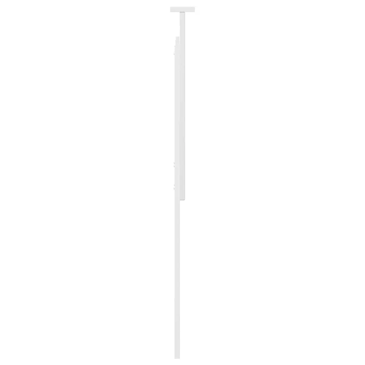 Adjustable Height White Headboard for Modern Bedrooms