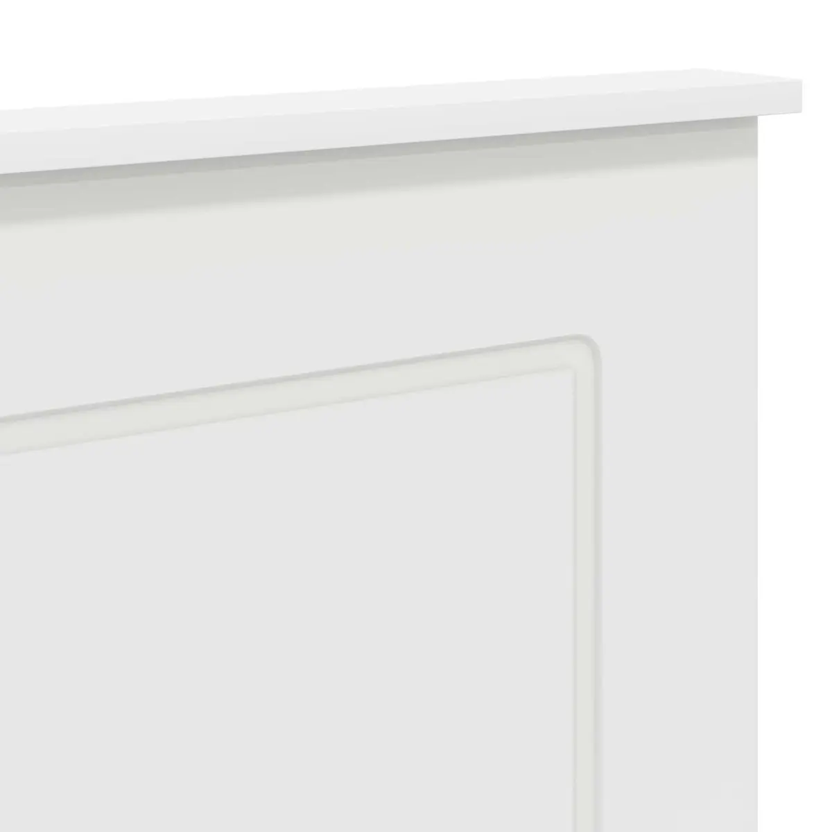 Adjustable Height White Headboard for Modern Bedrooms