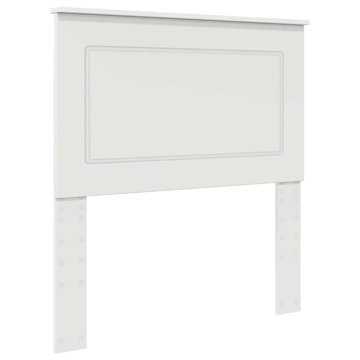 Headboard White 100 cm Modern Wall-Mounted Adjustable Height Engineered Wood