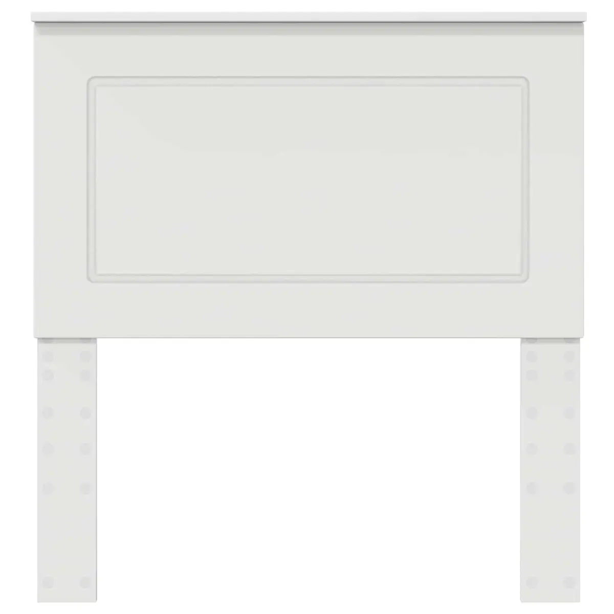 Headboard White 100 cm Modern Wall-Mounted Adjustable Height Engineered Wood