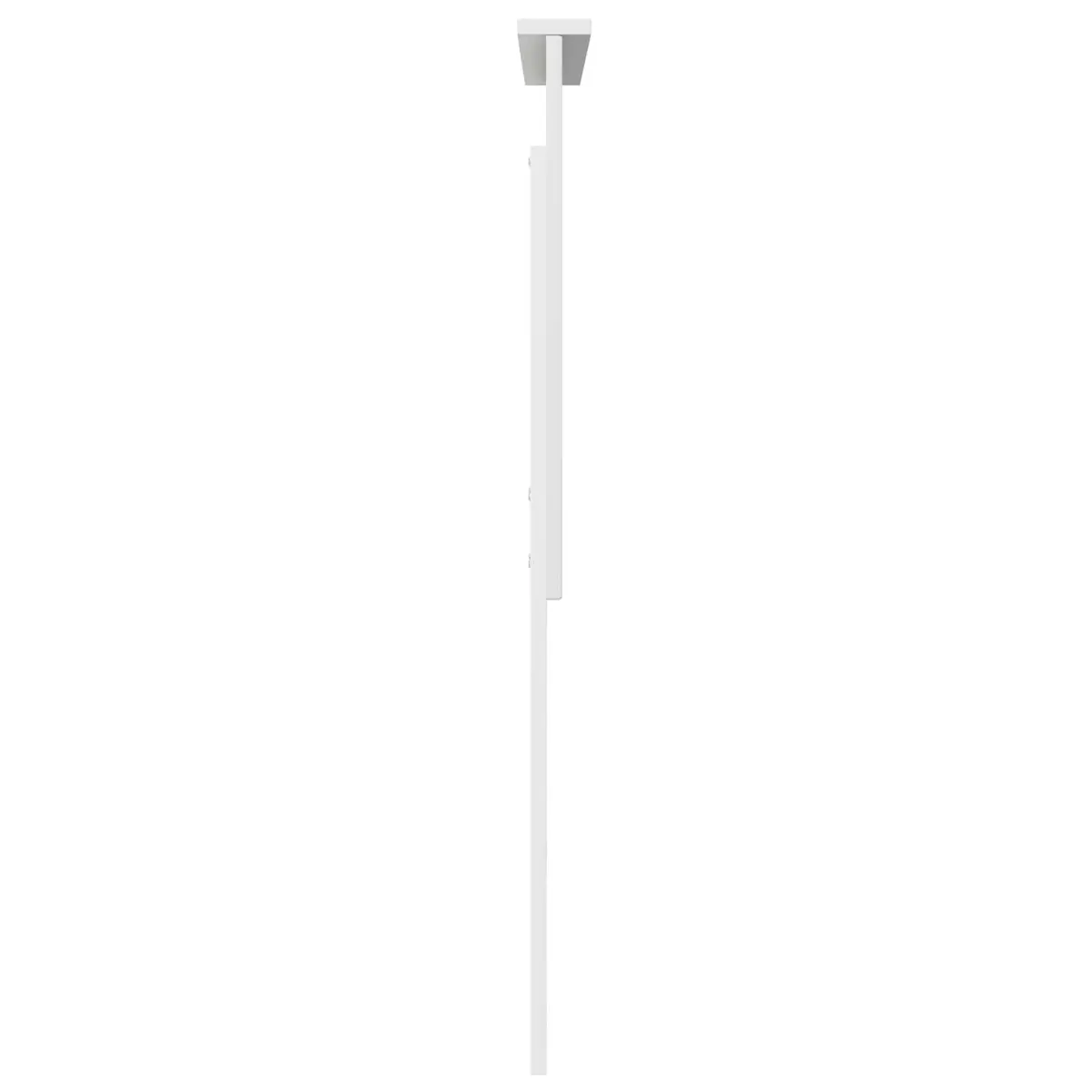 Headboard White 100 cm Modern Wall-Mounted Adjustable Height Engineered Wood