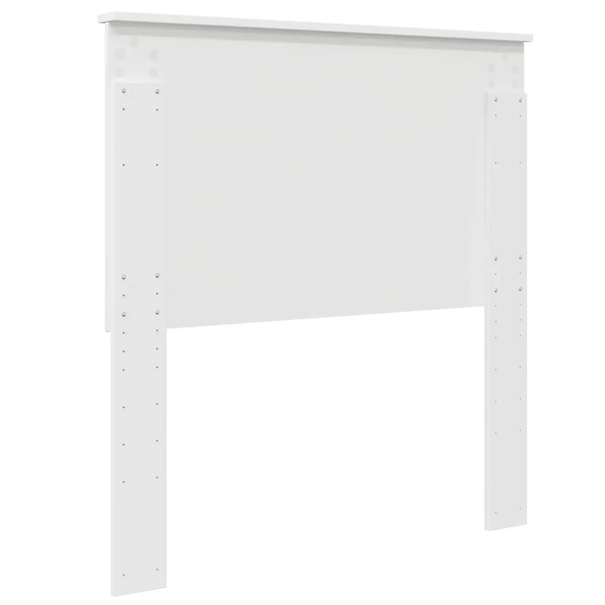 Headboard White 100 cm Modern Wall-Mounted Adjustable Height Engineered Wood