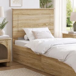 Sonoma Oak Wall-Mounted Headboard 100 cm Adjustable Height