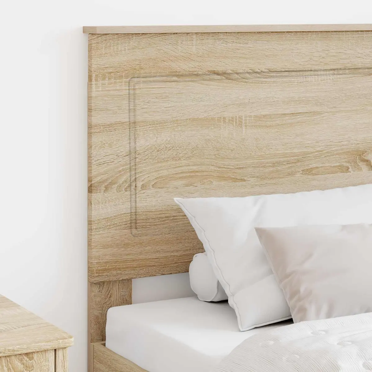 Headboard Sonoma Oak 100 cm Wall-Mounted Adjustable Height Engineered Wood