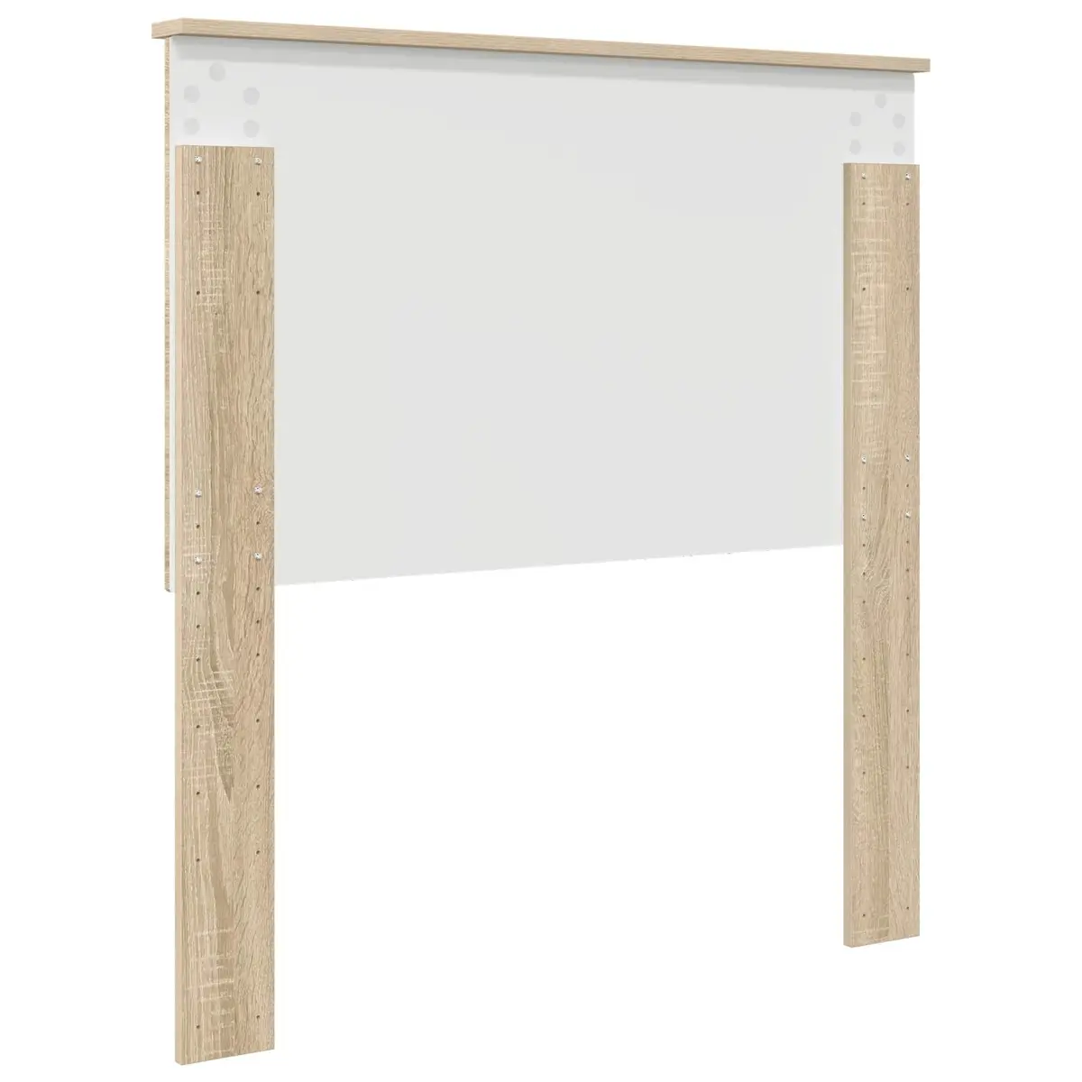 Headboard Sonoma Oak 100 cm Wall-Mounted Adjustable Height Engineered Wood