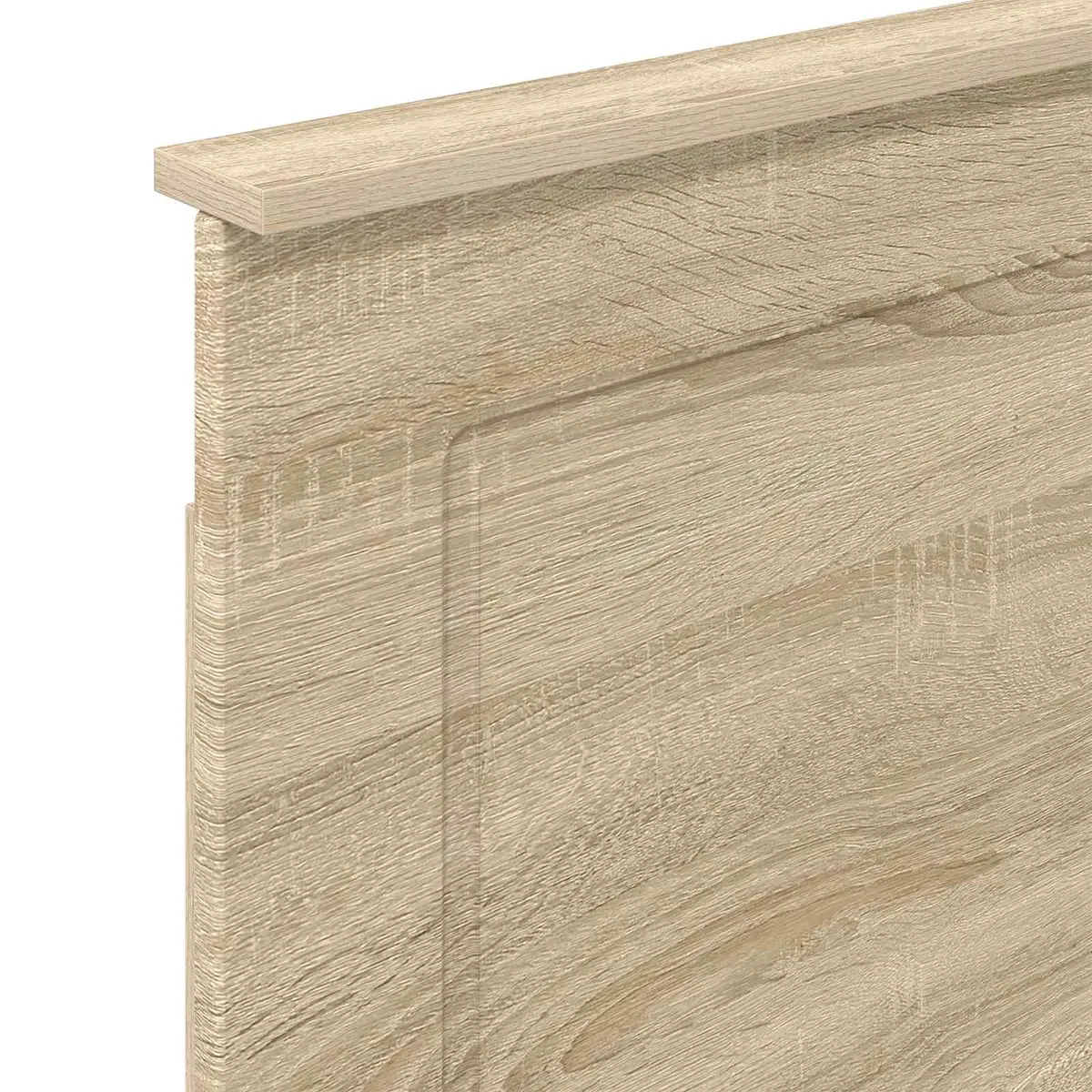 Headboard Sonoma Oak 100 cm Wall-Mounted Adjustable Height Engineered Wood