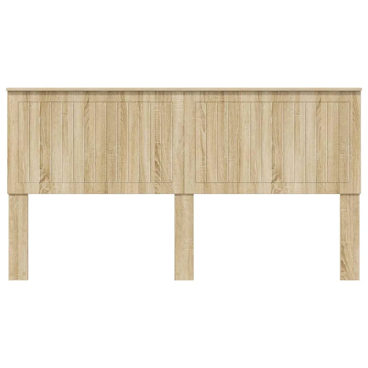 Brown Engineered Wood Headboard 180cm