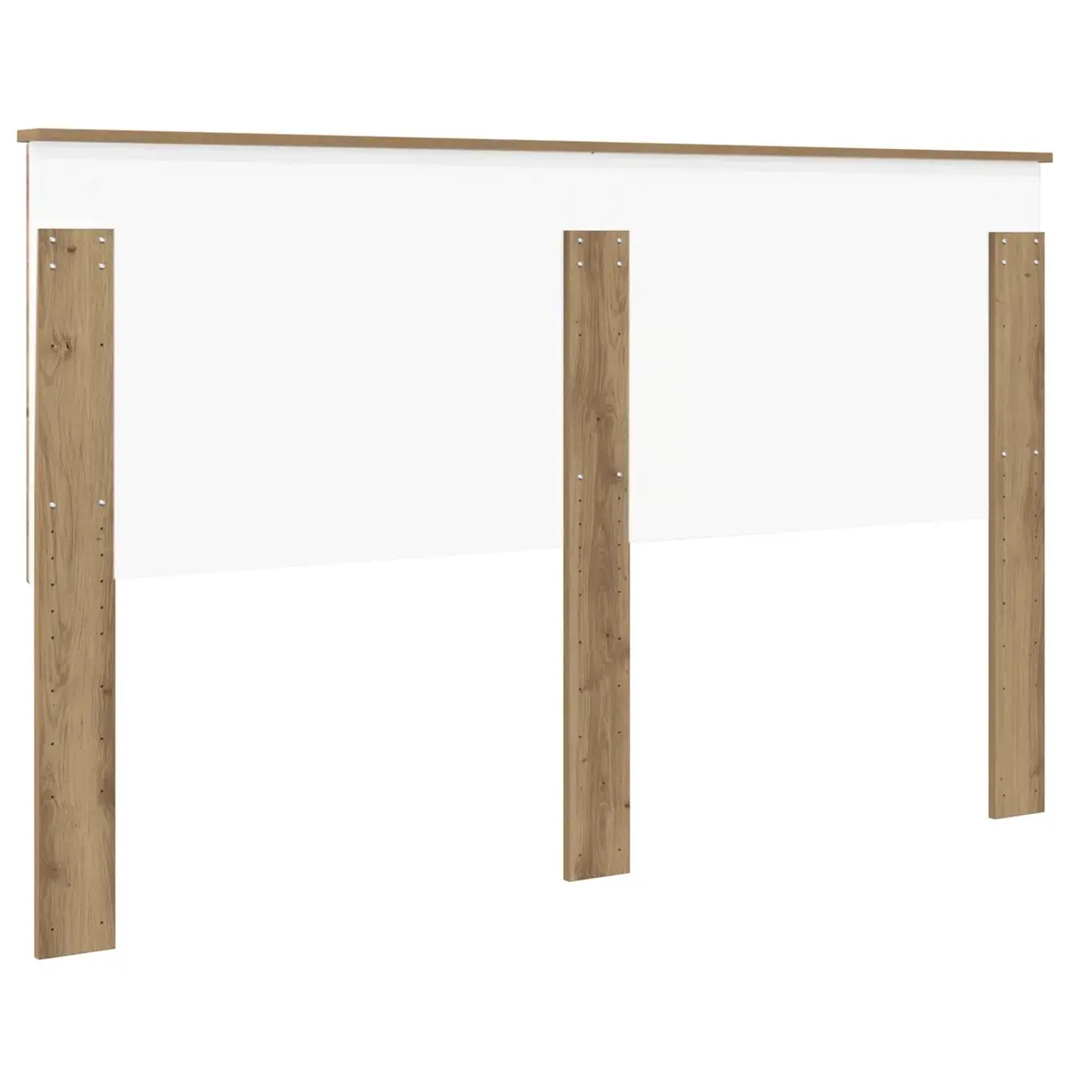 Brown Engineered Wood Headboard 150 cm Minimalist Style