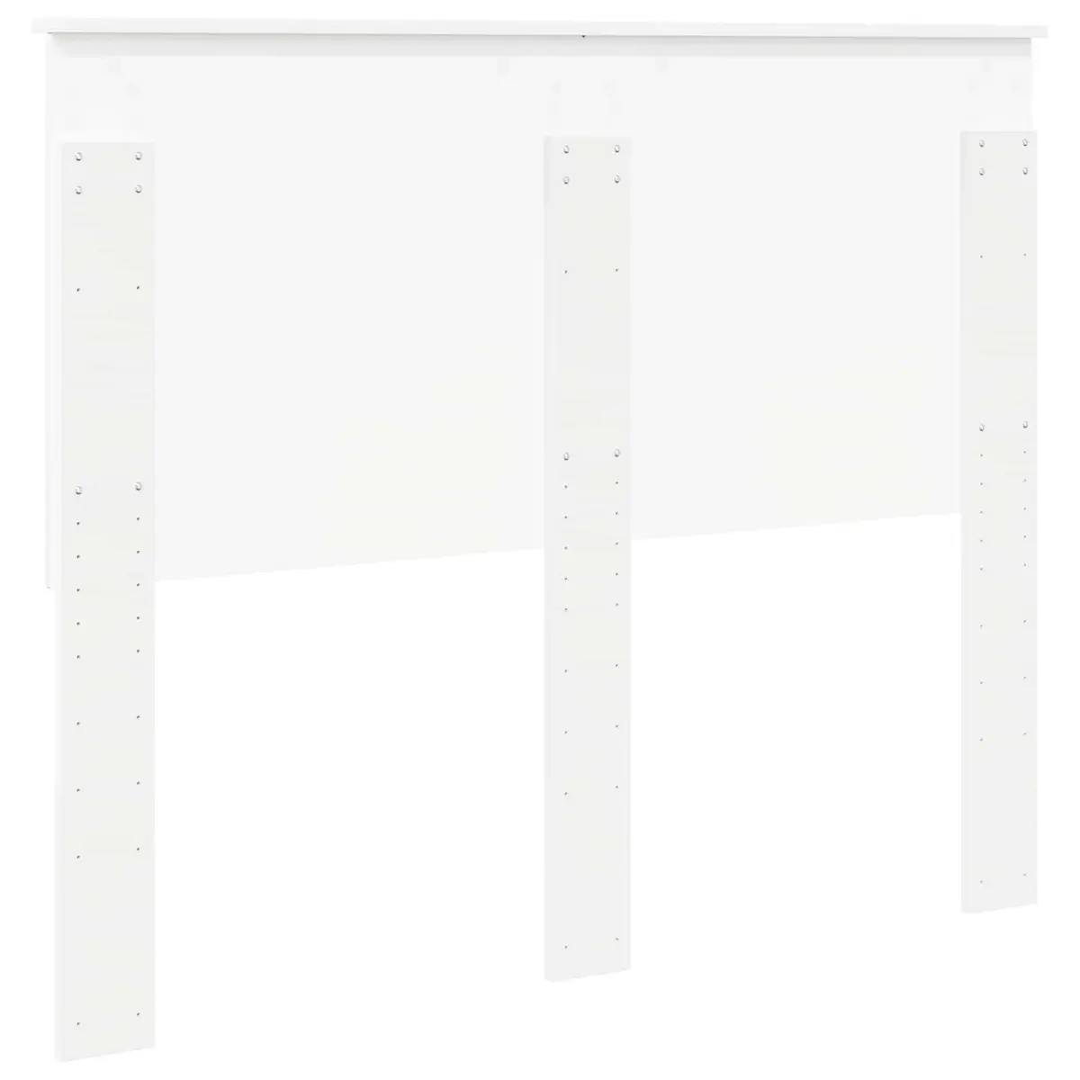 White Engineered Wood Headboard 135cm