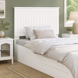 White Modern Headboard 90cm for Cozy Bedrooms