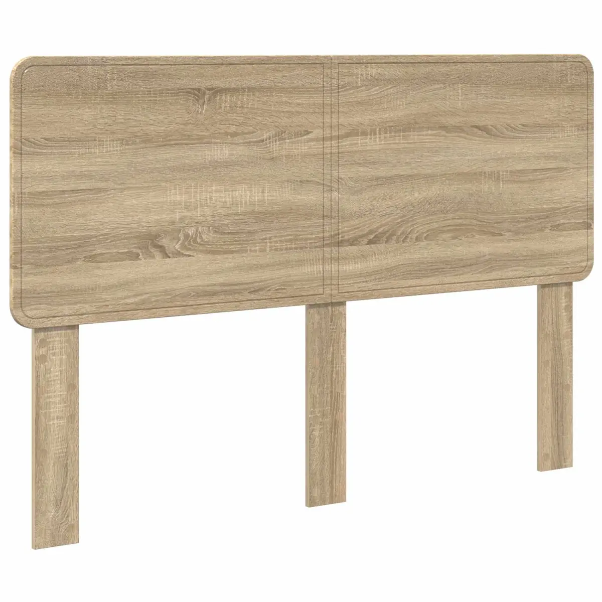 Sonoma Oak Engineered Wood Headboard in Brown