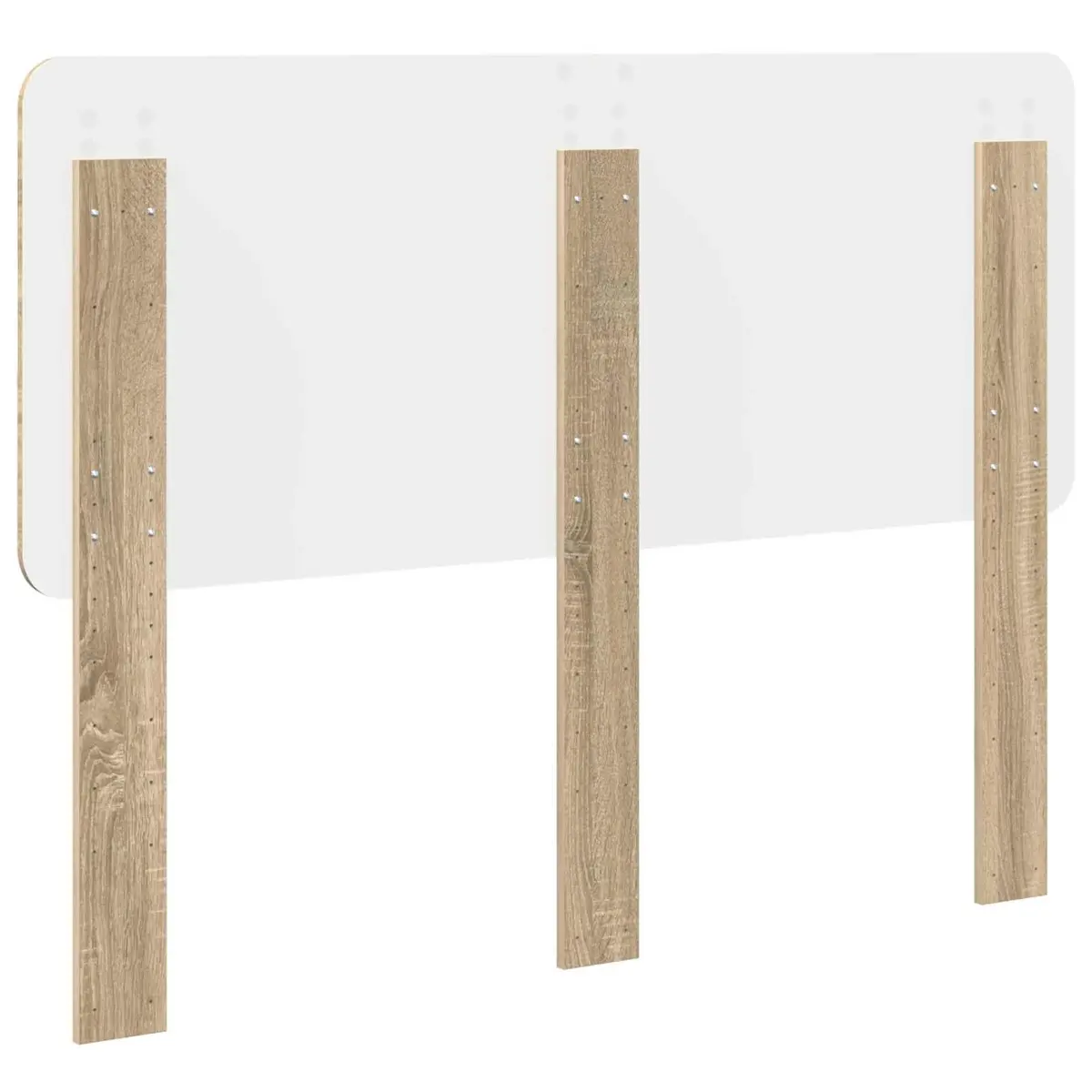 Brown Rectangle Headboard in Engineered Wood