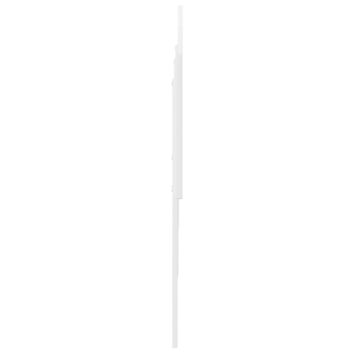 Headboard White Modern Minimalist Wall Mounted Engineered Wood