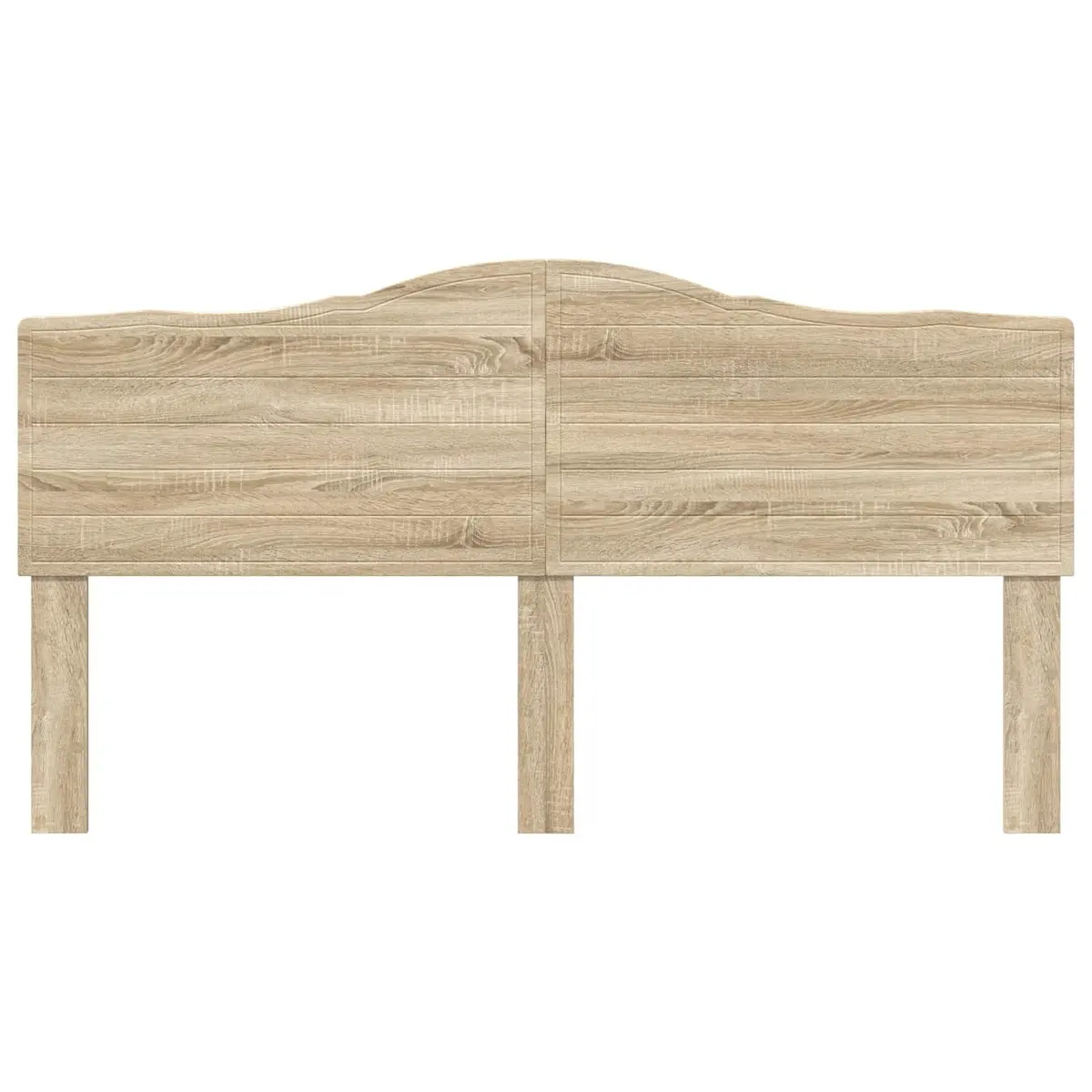 Brown Engineered Wood Headboard for Modern Bedrooms