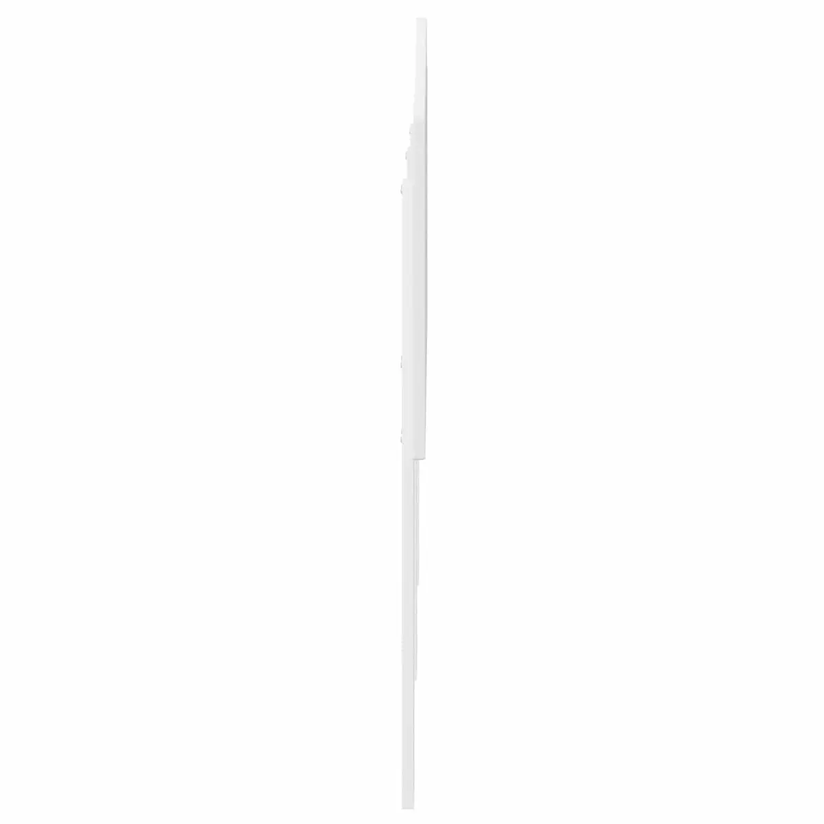 White Engineered Wood Headboard for Bedrooms